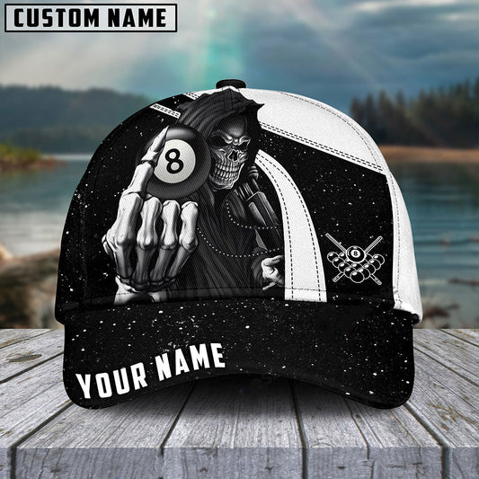 Customized Billiard Cap, Billiard Pools Reaper Personalized Name Hats, Best Billiard Pool Hat For Billiard Players