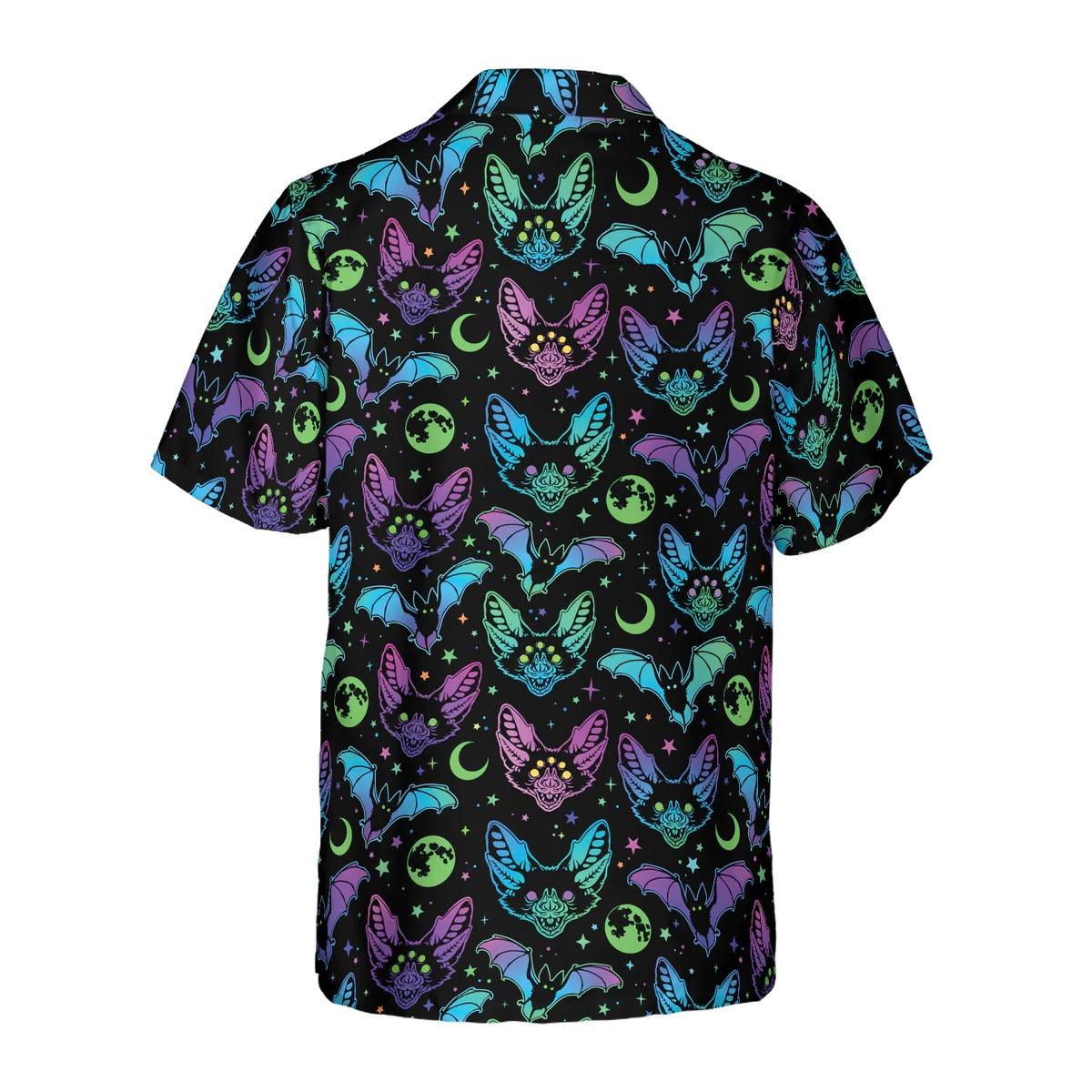 Multicolored Bats Hawaiian Shirt - Perfect Gift For Lover, Friend, Family - Amzanimalsgift