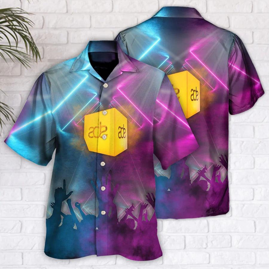 Music Hawaiian Shirt, Music Event Amsterdam Dance Hawaiian Shirt, Music Event Party Aloha Shirt For Men - Perfect Gift For Music Lovers - Amzanimalsgift