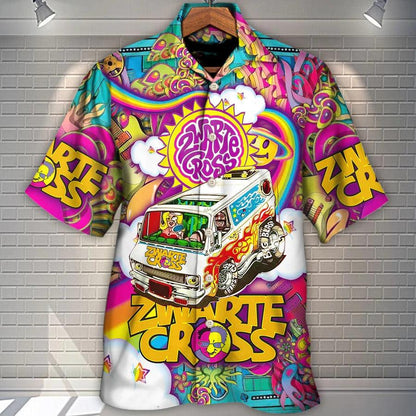 Music Hawaiian Shirt, Music Event Zwarte Cross, Beat Hippie Style Aloha Shirt For Men And Women - Perfect Gift For Music Lovers - Amzanimalsgift