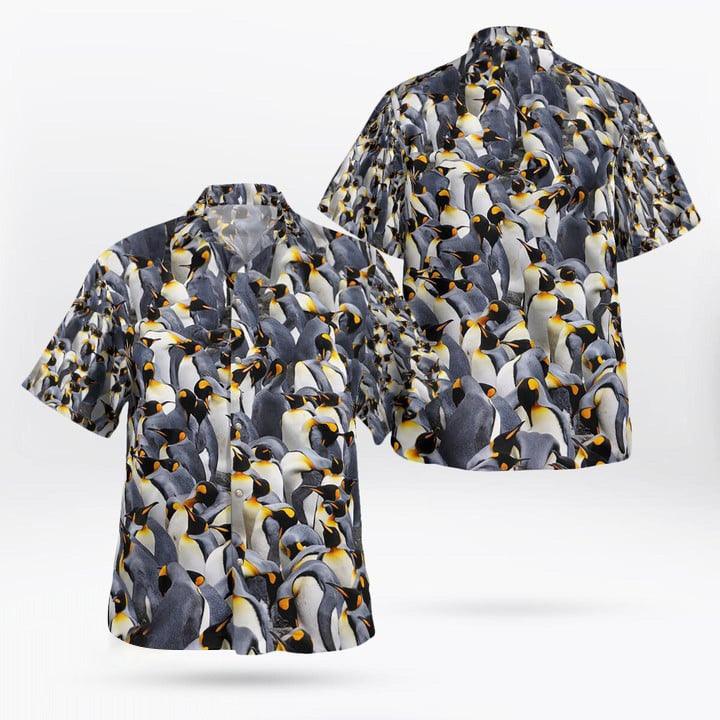 Penguin Aloha Hawaiian Shirt, Penguin Aloha Hawaiian Shirt For Summer, Penguin Aloha Shirt- Perfect Gift For Men, Women, Penguin Lover, Friend, Family - Amzanimalsgift