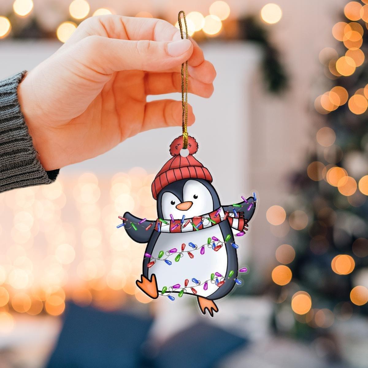 Penguin Mica ornament - Amzanimalsgift