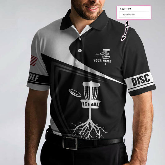Personalized Disc Golf Tree Custom Polo Shirt, Personalized Disc Golf Shirt With Name, Best Gift Idea For Disc Golf Lovers, Gift For Men, Golfers - Amzanimalsgift