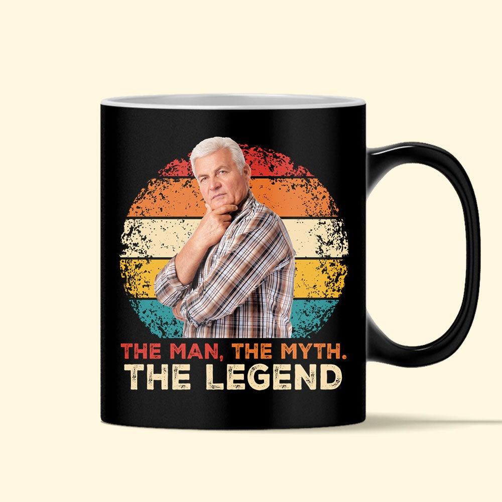 Personalized Gift For Father Mug - The Man. The Myth. The Legend Custom Mug Mug - Perfect Gift For Family, Father Day - Amzanimalsgift