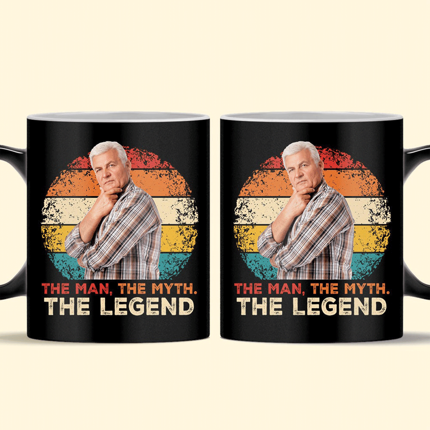 Personalized Gift For Father Mug - The Man. The Myth. The Legend Custom Mug Mug - Perfect Gift For Family, Father Day - Amzanimalsgift