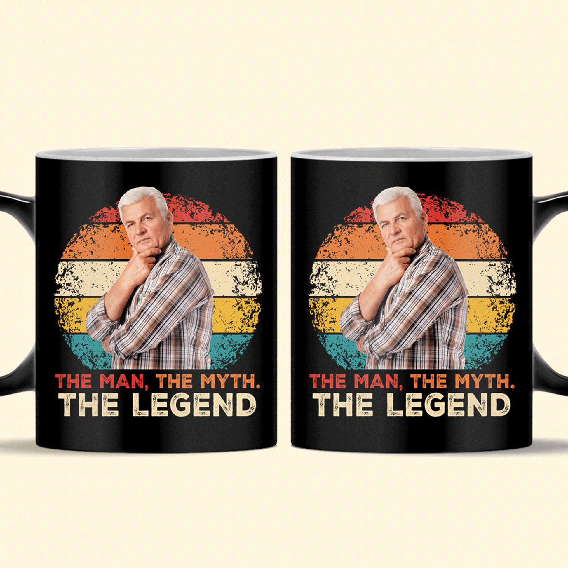 Personalized Gift For Father Mug - The Man. The Myth. The Legend Custom Mug Mug - Perfect Gift For Family, Father Day - Amzanimalsgift