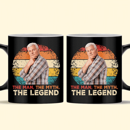Personalized Gift For Father Mug - The Man. The Myth. The Legend Custom Mug Mug - Perfect Gift For Family, Father Day - Amzanimalsgift