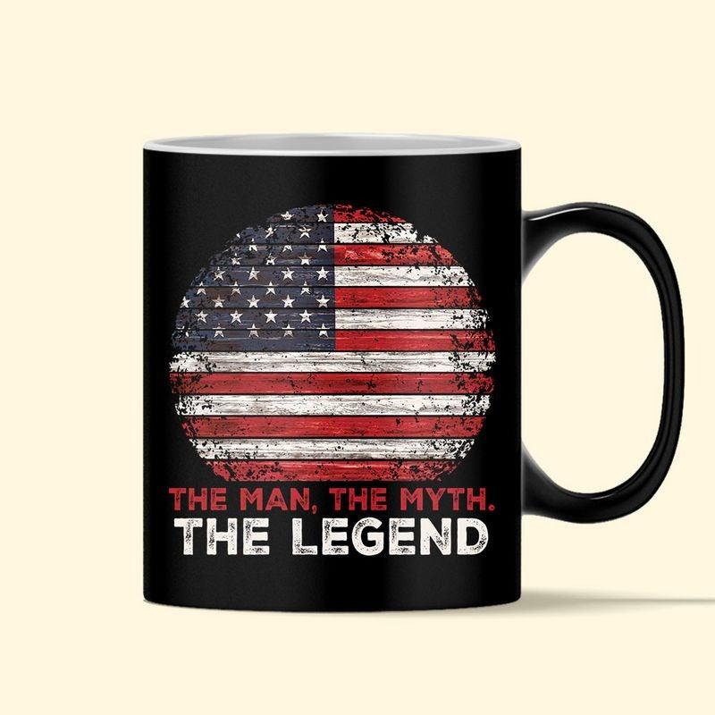 Personalized Gift For Father Mug - The Man. The Myth. The Legend Custom Mug Mug - Perfect Gift For Family, Father Day - Amzanimalsgift