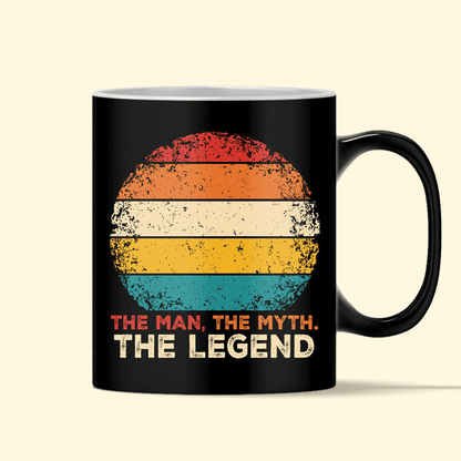 Personalized Gift For Father Mug - The Man. The Myth. The Legend Custom Mug Mug - Perfect Gift For Family, Father Day - Amzanimalsgift