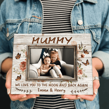 Personalized Gift For Mom Landscape Canvas - Custom Gift For Mom From Daughter Son, Mother's Day, Anniversary, Birthday, Presents for Mom - Mummy We Love You Canvas - Amzanimalsgift