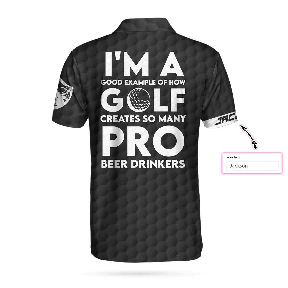 Personalized Golf American Flag Men Polo Shirt, I'm A Golf Pro And Beer Drinker Custom Polo Shirt, Golf Shirt For Beer Lovers - Amzanimalsgift