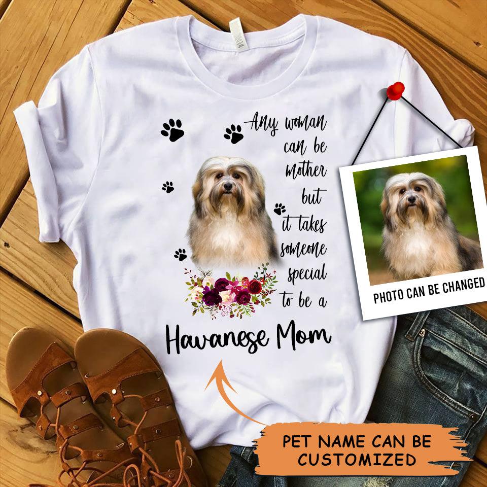 Personalized Havanese Mom T Shirts, Happy Mother's Day From Havanese For Humans, Women's Havanese Gifts Havanese Cute T Shirts - Amzanimalsgift