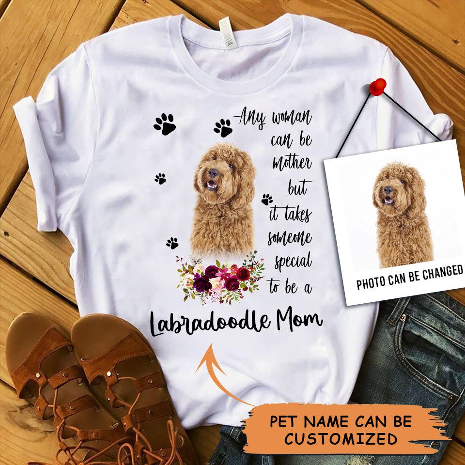 Personalized Labradoodle Mom T Shirts, Happy Mother's Day From Labradoodle For Humans, Women's Labradoodle Gifts Labradoodle Cute T Shirts - Amzanimalsgift