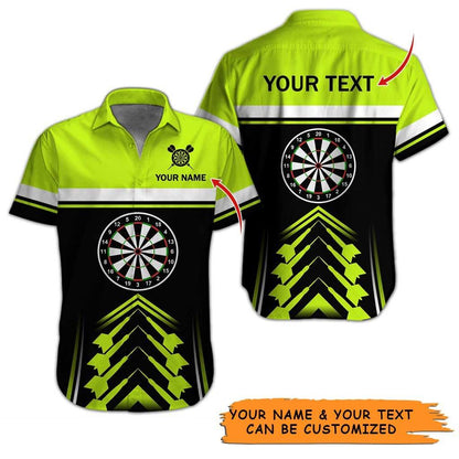 Personalized Name Darts Aloha Hawaiian Shirt - Amazing Darts Pattern Hawaiian Shirt Personalized Name Hawaiian Shirt For Men & Women, Darts Lover - Amzanimalsgift