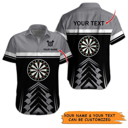 Personalized Name Darts Aloha Hawaiian Shirt - Amazing Darts Pattern Hawaiian Shirt Personalized Name Hawaiian Shirt For Men & Women, Darts Lover - Amzanimalsgift