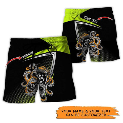 Personalized Name Darts Aloha Hawaiian Shirt - Colorful Darts Personalized Name Hawaiian Shirt, Octopus Hawaiian Shirt For Men & Women, Darts Lover - Amzanimalsgift