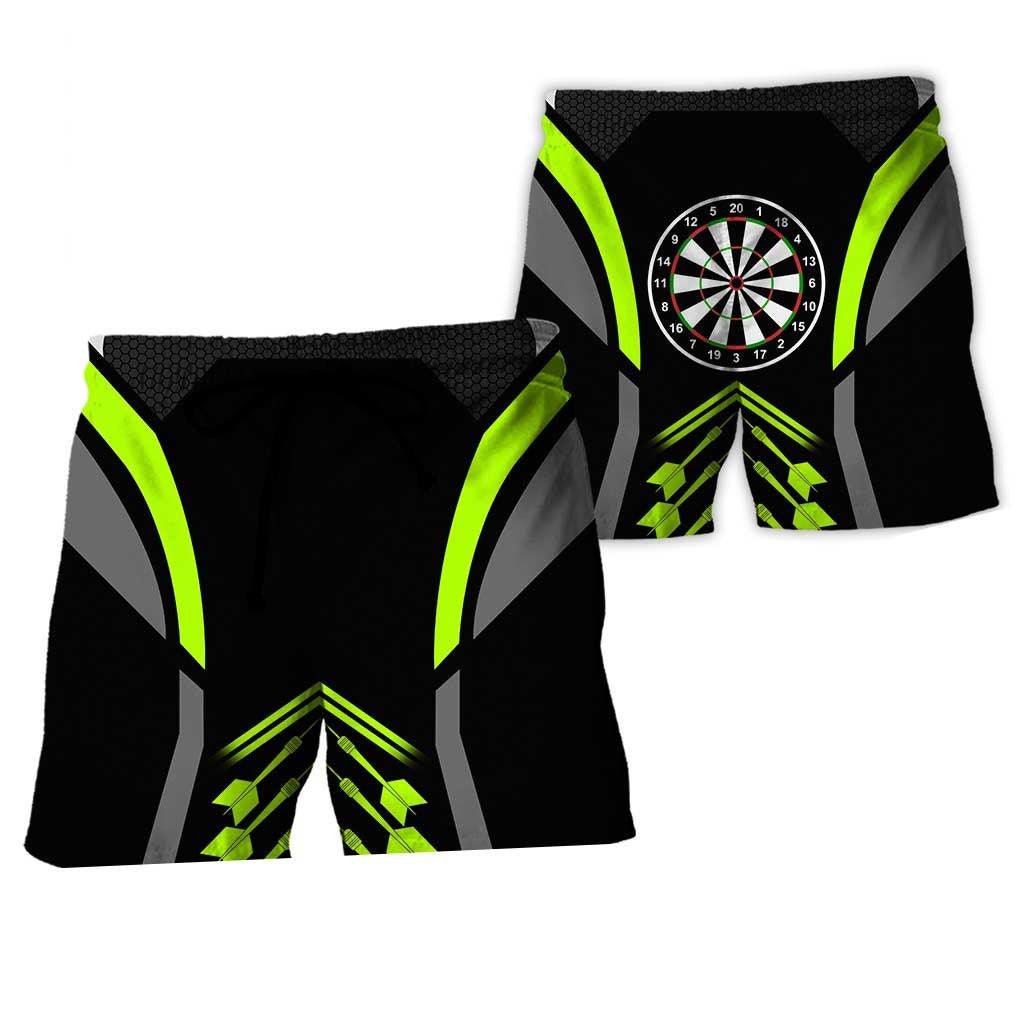 Personalized Name Darts Aloha Hawaiian Shirt - Colorful Target & Darts Pattern Personalized Name & Text Hawaiian Shirt For Men & Women, Darts Lover - Amzanimalsgift