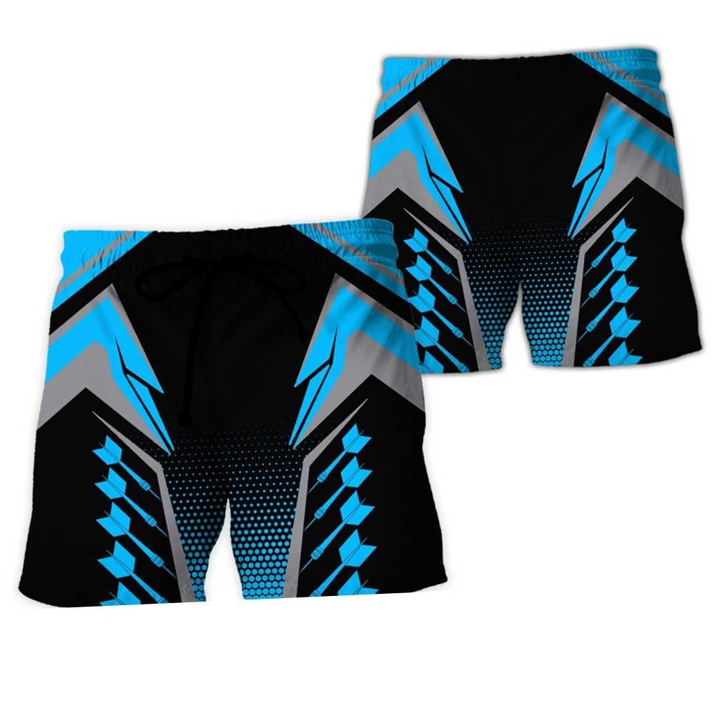 Personalized Name Darts Aloha Hawaiian Shirt - Cool Darts Pattern Hawaiian Shirt Personalized Name & Team Hawaiian Shirt For Men & Women, Darts Lover - Amzanimalsgift