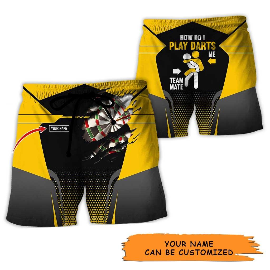 Personalized Name Darts Aloha Hawaiian Shirt - Darts Pattern, How Do I Play Darts Personalized Name Hawaiian Shirt For Men & Women, Darts Lover - Amzanimalsgift