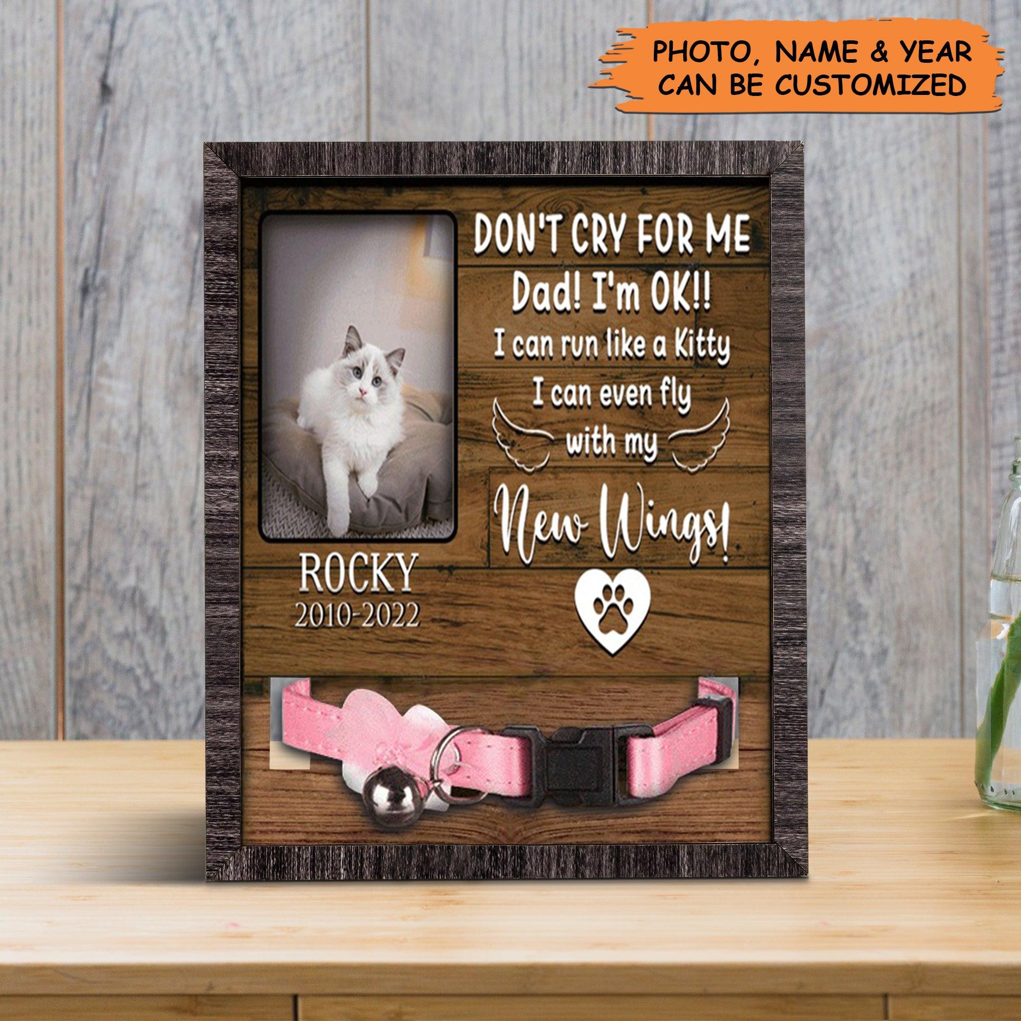 Personalized Pet Collar Frame - Customized A Ragdoll Pet Picture Frames, Pet Loss Sympathy, Custom Memorial Pet Collar Sign - Gift For Pet Lovers - Amzanimalsgift