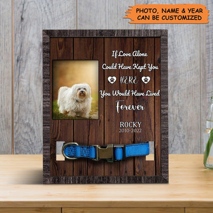 Personalized Pet Collar Frame - Havanese Dog Photo Keepsake, Pet Loss Sympathy, Memorial Custom Pet Collar Frame - Gift For Pet Lovers, Family, Friend - Amzanimalsgift