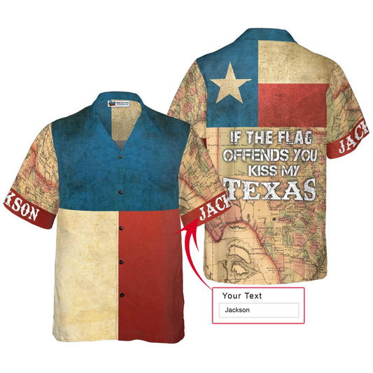 Proud State Of Texas Custom Name Hawaiian Shirt, Summer Aloha Shirt Perfect Gift For Men Women, Personalized Unique Texas Shirt For Texas Lovers - Amzanimalsgift