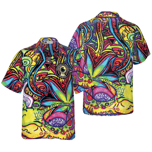 Psychedelic Research Volunteer Hawaiian Shirt, Colorful Summer Aloha Shirt For Men Women, Perfect Gift For Friend - Amzanimalsgift