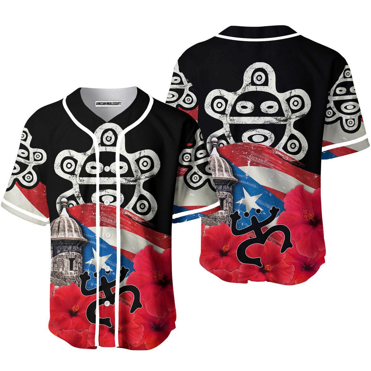 Puerto Rico Baseball Jerseys For Men And Women - Perfect Gift For Friend, Family - Amzanimalsgift