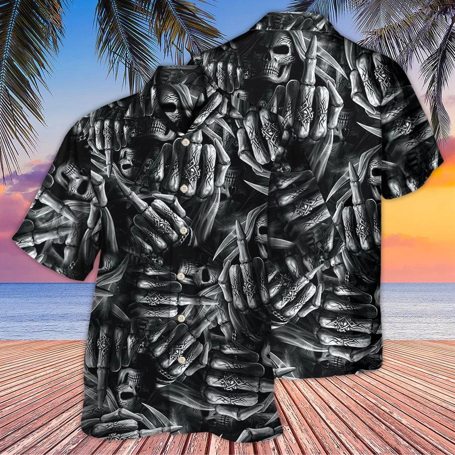 Skull Aloha Hawaiian Shirt For Summer - Skull Life Is The Whisper Of The Death Hawaiian Shirt - Perfect Gift For Men, Women, Skull Lover - Amzanimalsgift