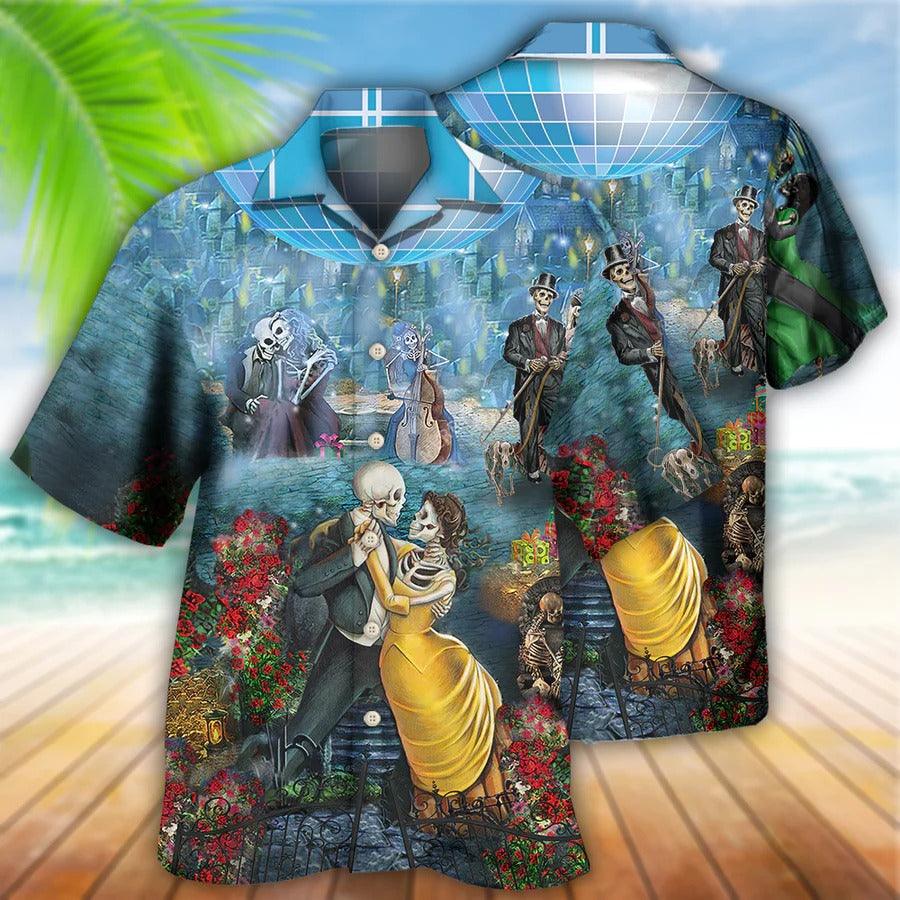 Skull Aloha Hawaiian Shirt For Summer - Skull Love My Skull Hawaiian Shirt - Perfect Gift For Men, Women, Skull Lover - Amzanimalsgift