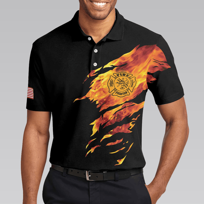 Skull Firefighter Men Polo Shirt, Firefighter My Craft Allows Me To Save Anything Shirt For Men, Gift For Firefighter - Amzanimalsgift