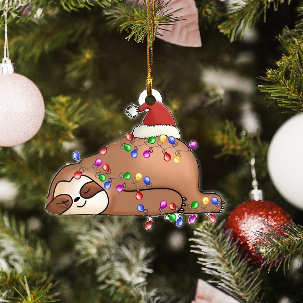 Sloth Mica ornament - Amzanimalsgift