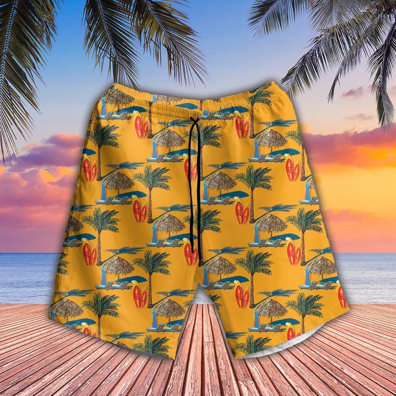 Surfing Aloha Hawaiian Shirts For Summer - Surf Tropical Palm Tent Hawaiian Set Outfits For Men Women - Gift For Surfing Lovers, Friend, Family - Amzanimalsgift