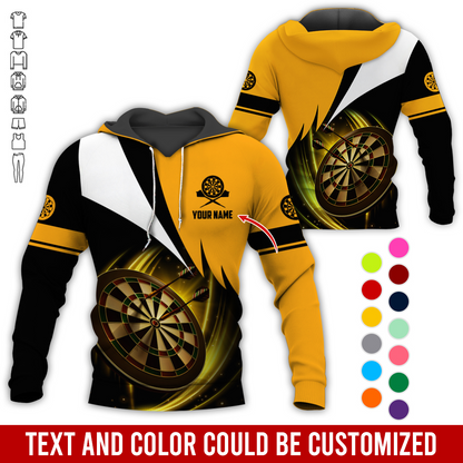 Personalized Name Darts Premium Hoodie, Darts Team Is My Life Hoodie For Men & Women, Perfect Gift For Darts Lovers, Friend, Family