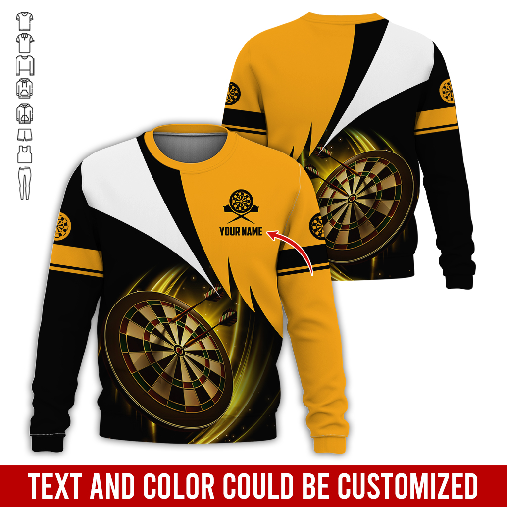 Customized Darts Sweatshirt, Personalized Name Darts Team Is My Life Sweatshirt For Men & Women, Perfect Gift For Darts Lovers, Friend, Family