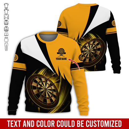 Customized Darts Sweatshirt, Personalized Name Darts Team Is My Life Sweatshirt For Men & Women, Perfect Gift For Darts Lovers, Friend, Family