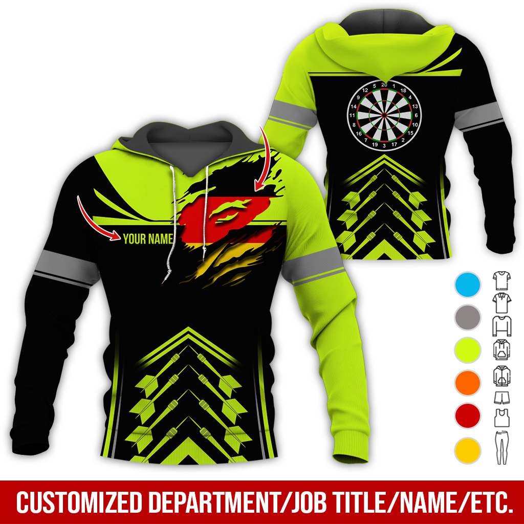 Customized National flag Darts Premium Hoodie, National flag Darts Hoodie For Men & Women, Perfect Gift For Darts Lovers, Friend, Family