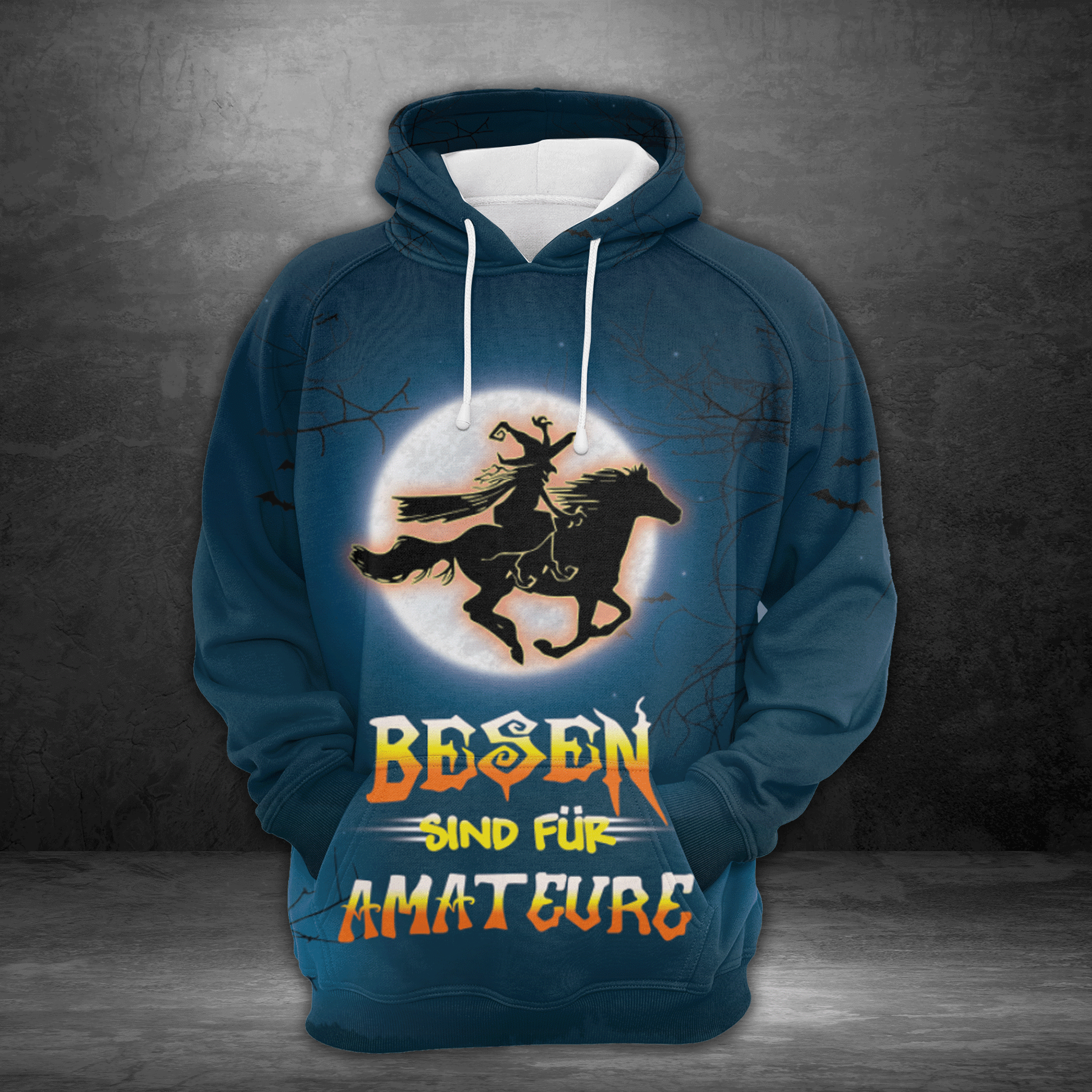 Witch Riding Horse Pullover Premium Hoodie Besen Sind Fur Amateure , Perfect Outfit For Men And Women On Christmas New Year Autumn Winter