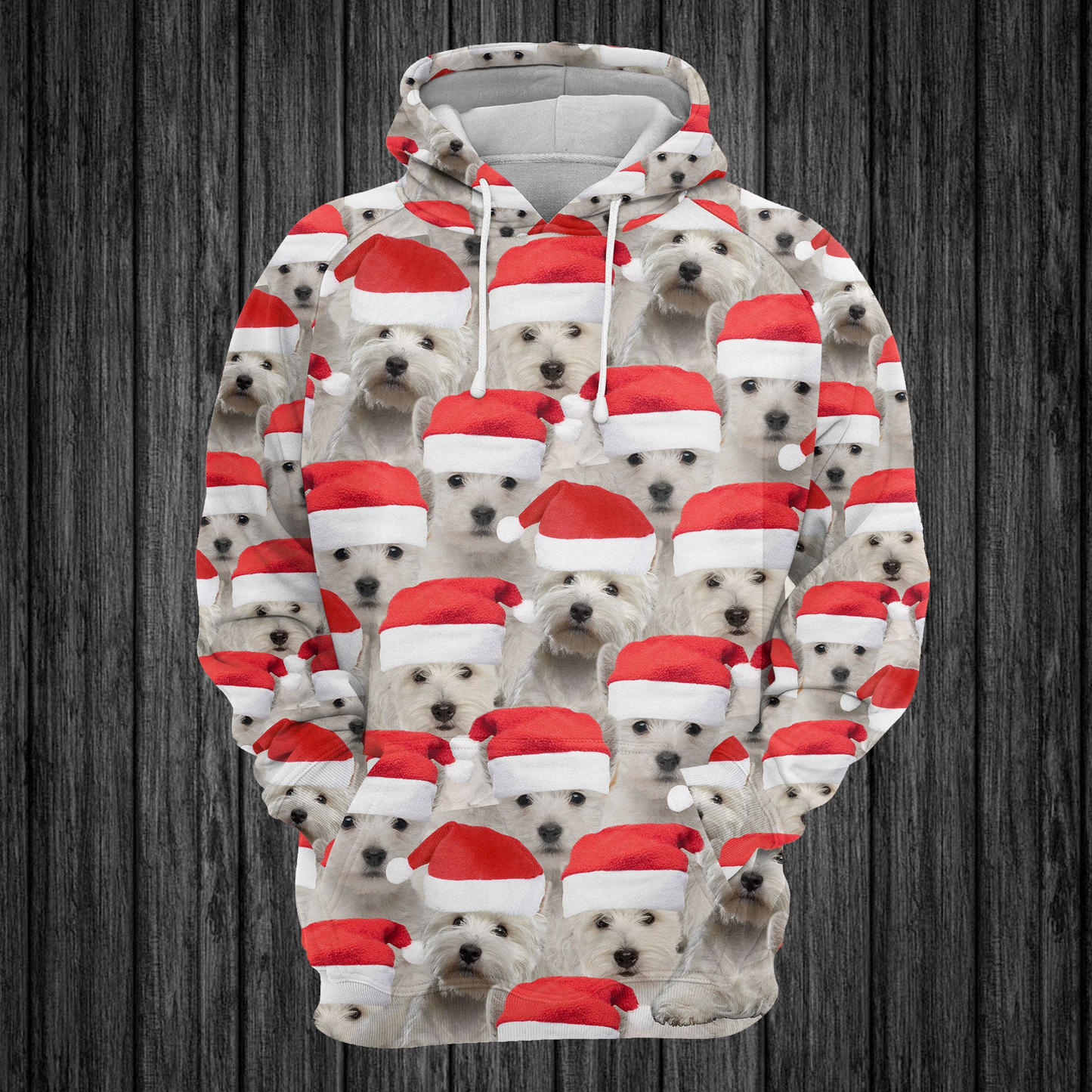 West Highland White Terrier Christmas Group Pullover Premium Hoodie, Perfect Outfit For Men And Women On Christmas New Year Autumn Winter
