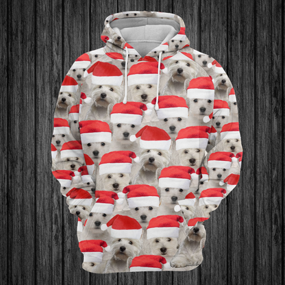 West Highland White Terrier Christmas Group Pullover Premium Hoodie, Perfect Outfit For Men And Women On Christmas New Year Autumn Winter