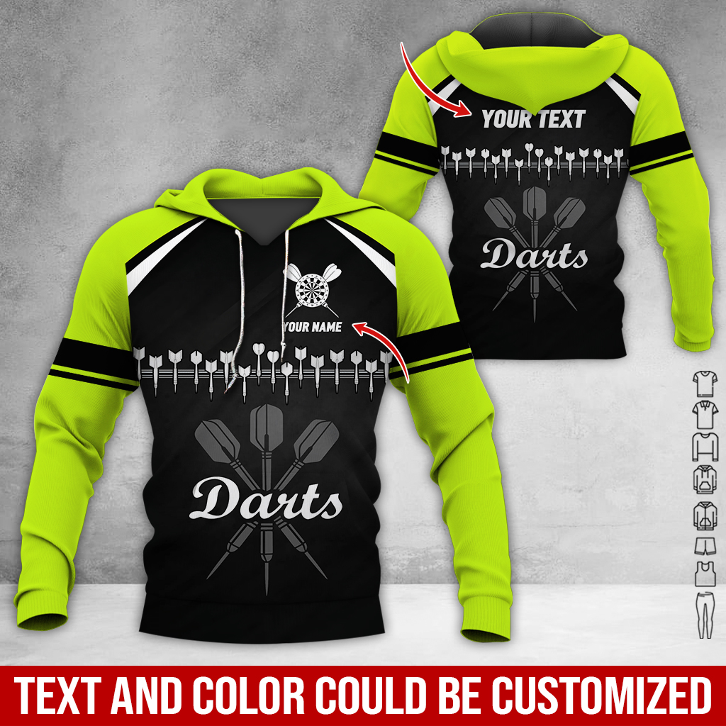 Customized Darts Premium Hoodie, Darts Arranged According To Musical Notes Hoodie, Perfect Gift For Darts Lovers, Friend, Family
