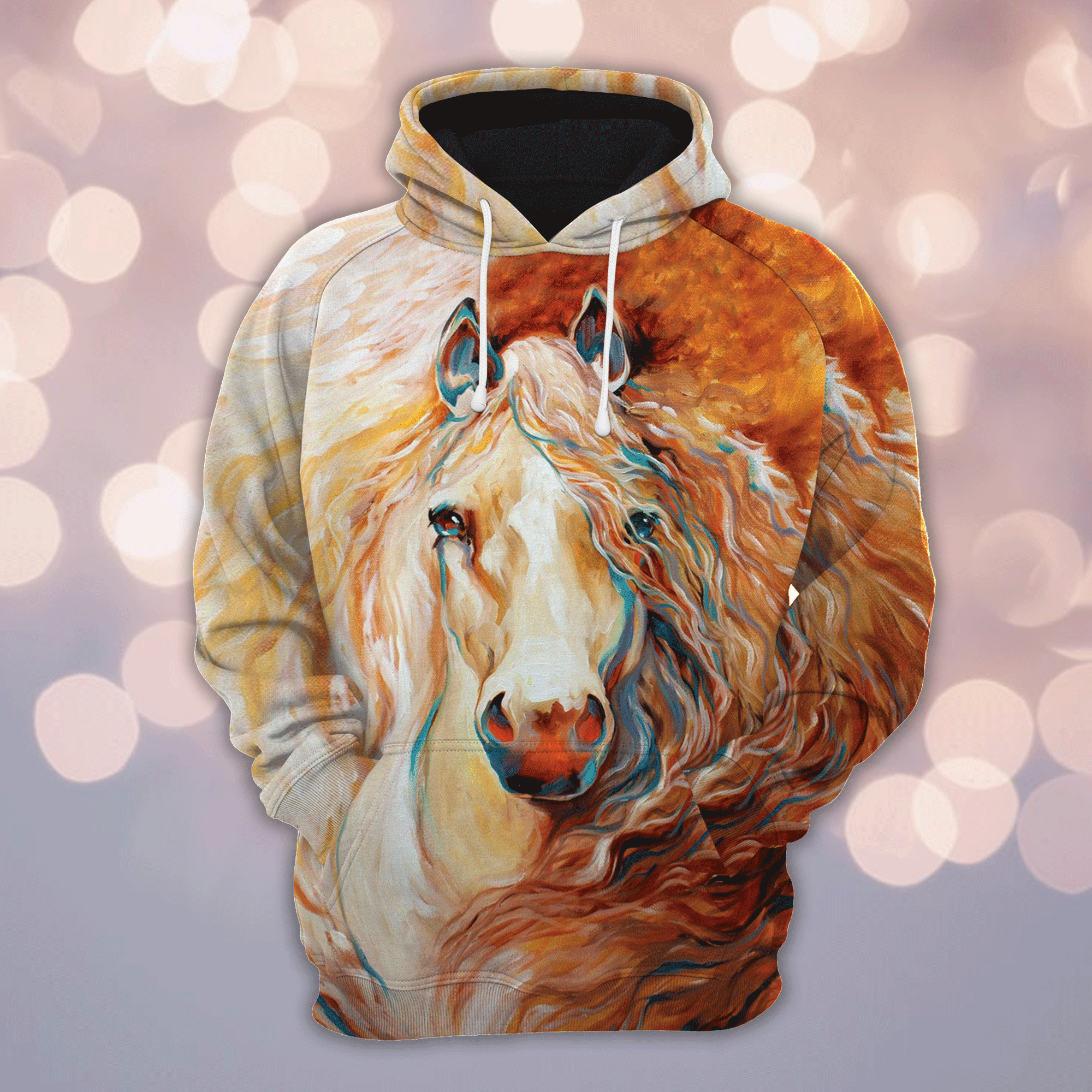 Unbridled Horse Pullover Premium Hoodie , Perfect Outfit For Men And Women On Christmas New Year Autumn Winter