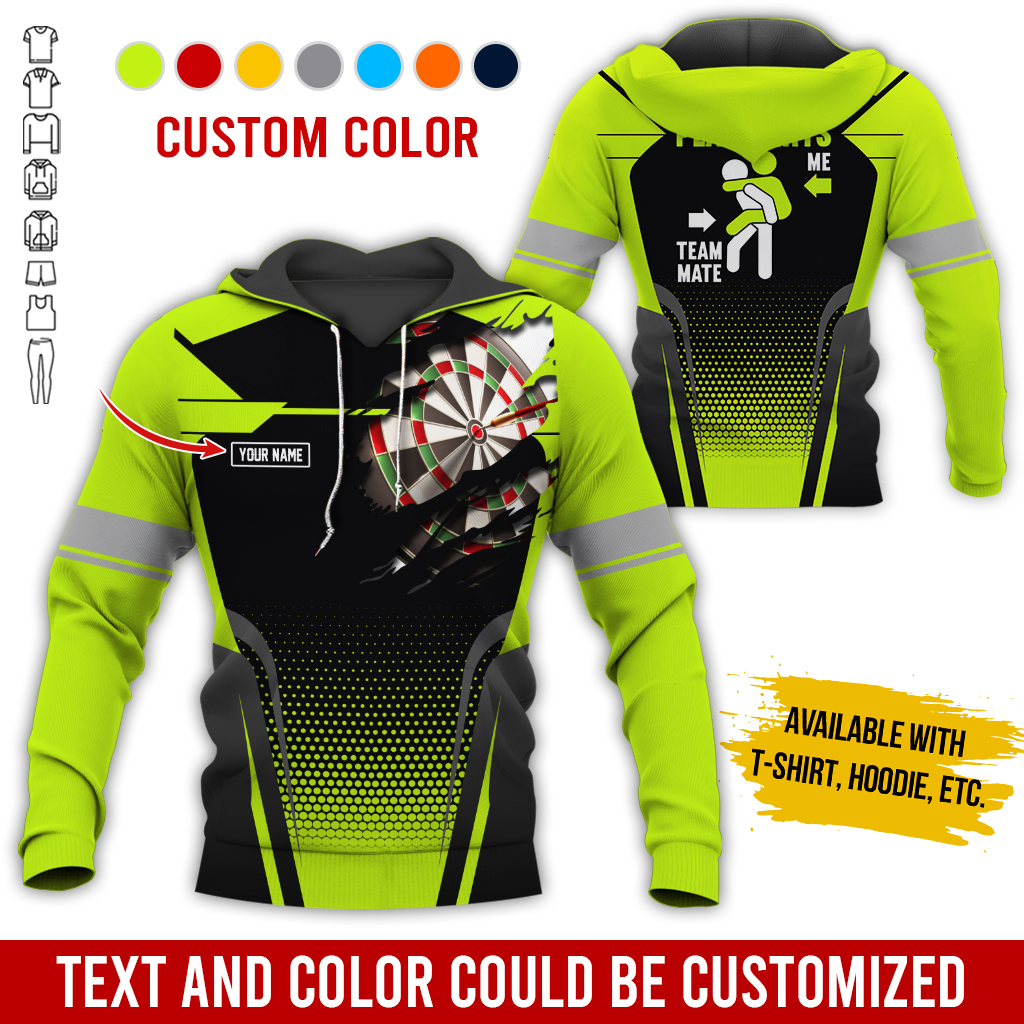 Customized Name Darts Premium Hoodie, How Do I Play Darts Hoodie For Men & Women, Perfect Gift For Darts Lovers, Friend, Family
