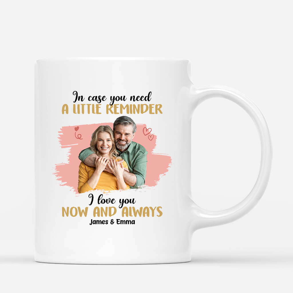 Personalized Couple Mug - Customized I Love You Now And Always Mug, Best Valentine Gift For Couple