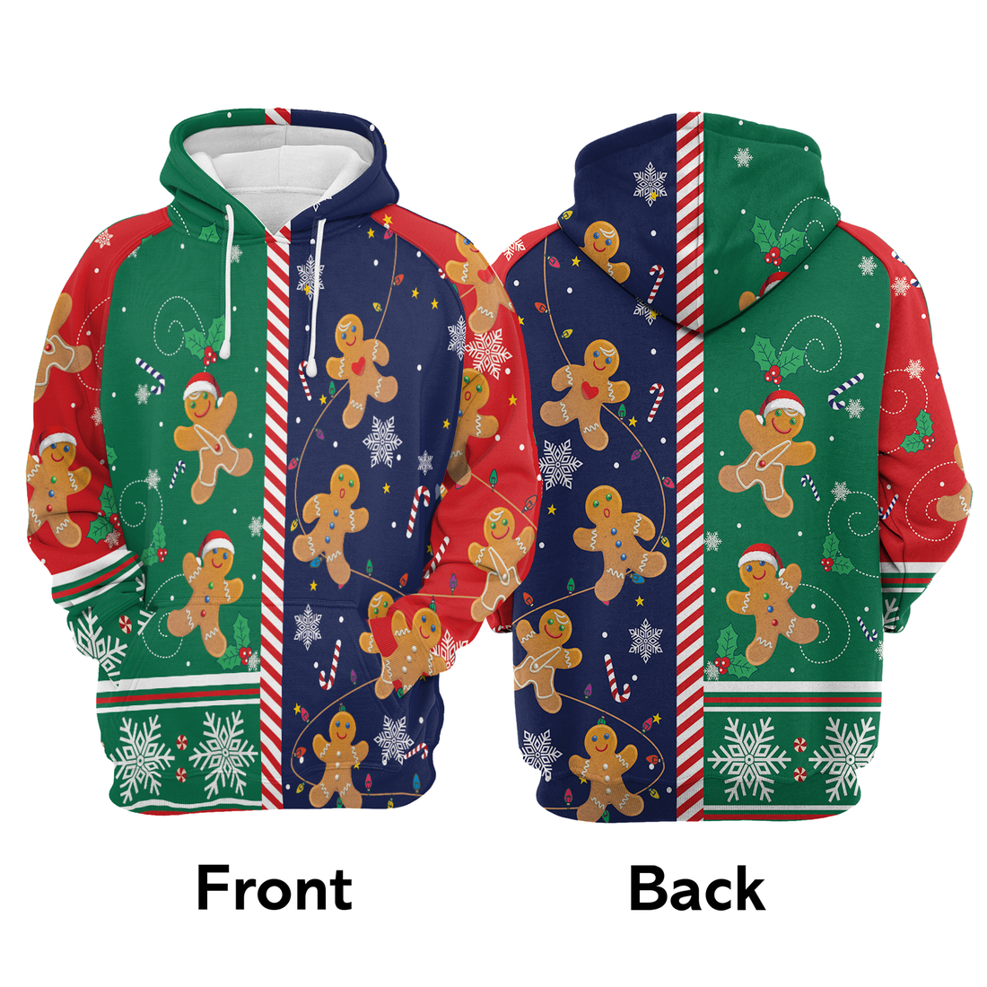 Gingerbread Premium Christmas Hoodie, Gingerbread Christmas Unisex Hoodie For Men & Women - Perfect Gift For Christmas, Friends, Family