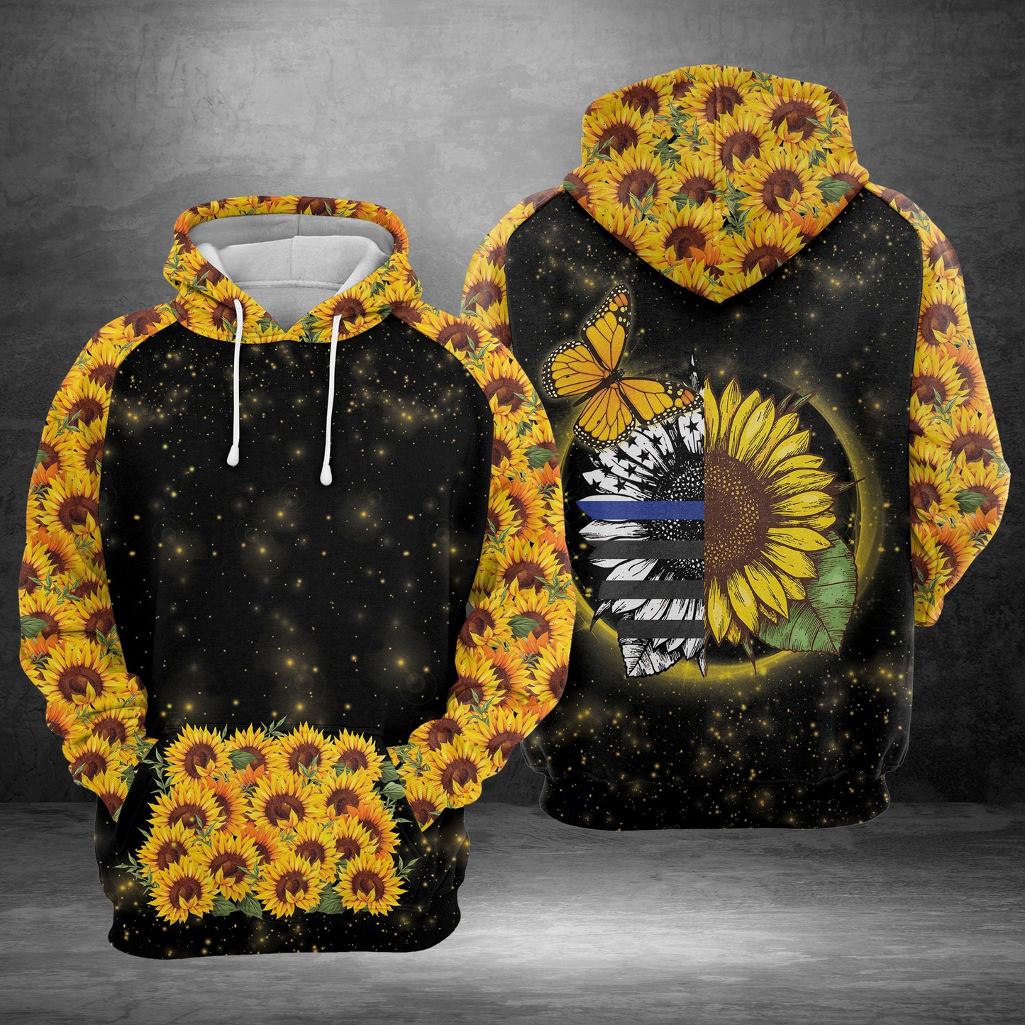 You Are My Sunshine Butterfly Pullover Premium Hoodie, Perfect Outfit For Men And Women On Christmas New Year Autumn Winter