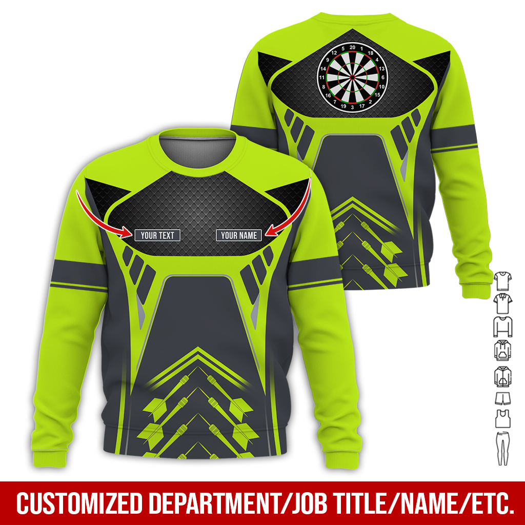 Customized Name Darts Sweatshirt, Personalize your style with our custom name darts Sweatshirt For Darts Lovers, Friend, Family