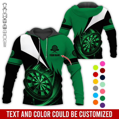 Personalized Name Darts Premium Hoodie, Darts Team Is My Life Hoodie For Men & Women, Perfect Gift For Darts Lovers, Friend, Family