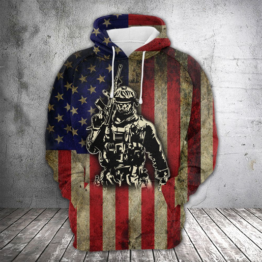 Veteran US Flag Forever Pullover Premium Hoodie Why Did I Become A Veteran, Perfect Outfit For Men And Women On Christmas New Year Autumn Winter