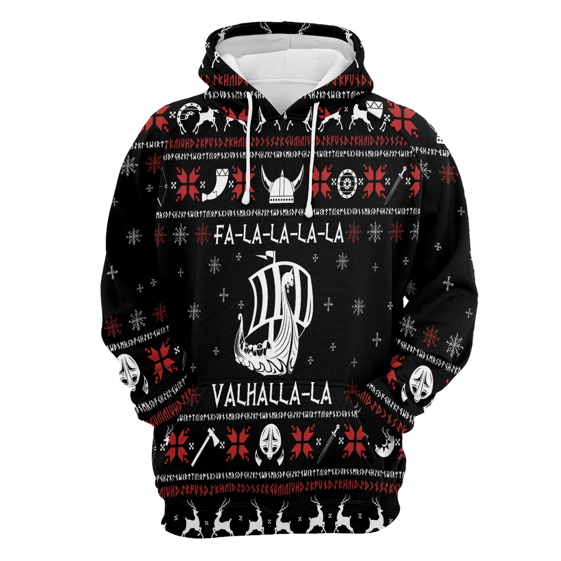 Viking Xmas Premium Christmas Hoodie, Valhalla Viking Unisex Hoodie For Men & Women - Perfect Gift For Christmas, Viking Lovers